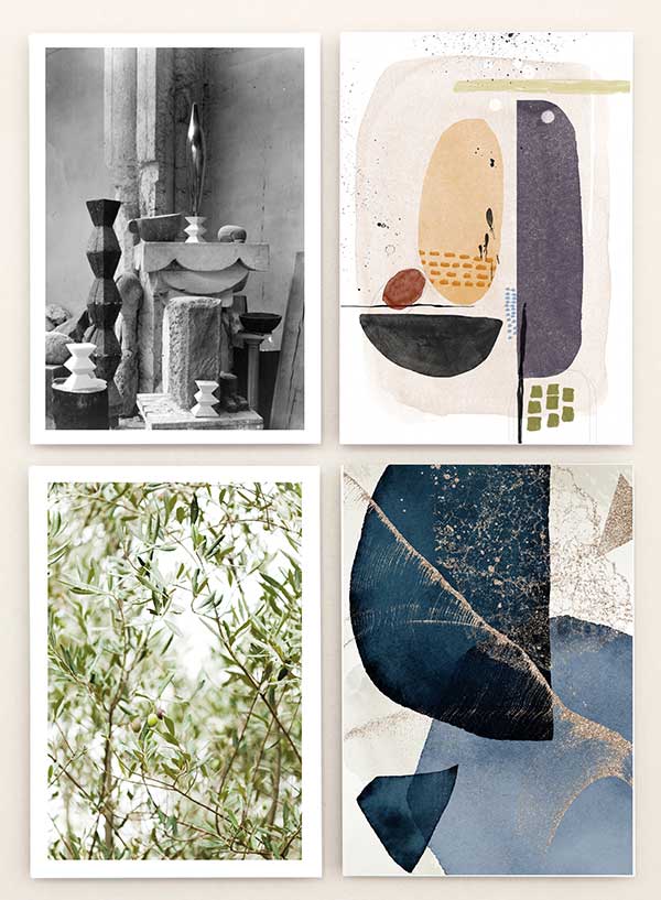 Set 4 postere 21x30cm | Set K