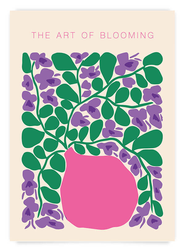 The art of blooming | Poster
