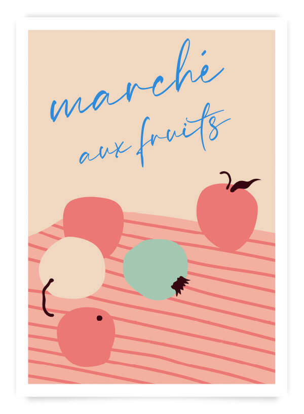Marche aux fruits | Poster