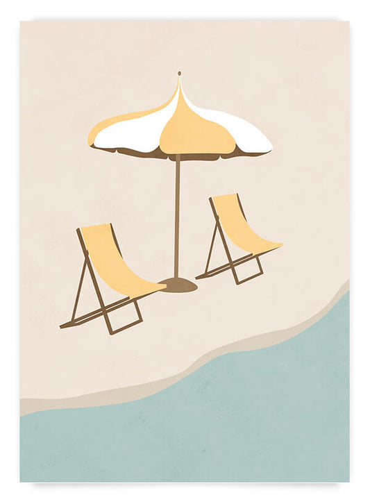 Peace at the beach | Poster