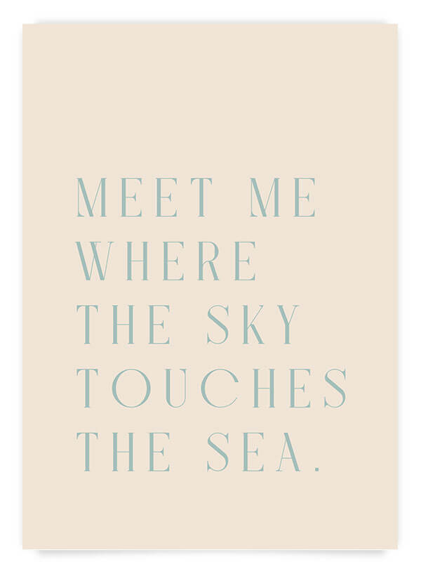 Where to meet me | Poster