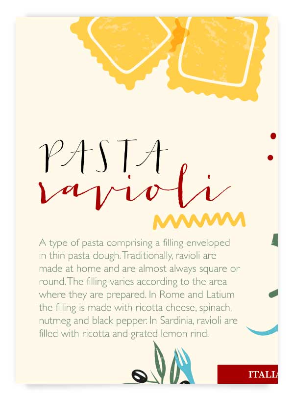 Pasta ravioli | Poster