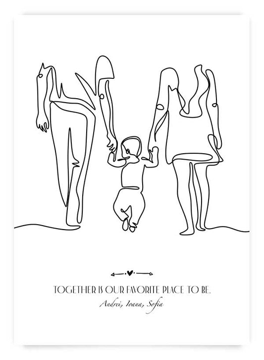 Our place to be | Poster personalizat