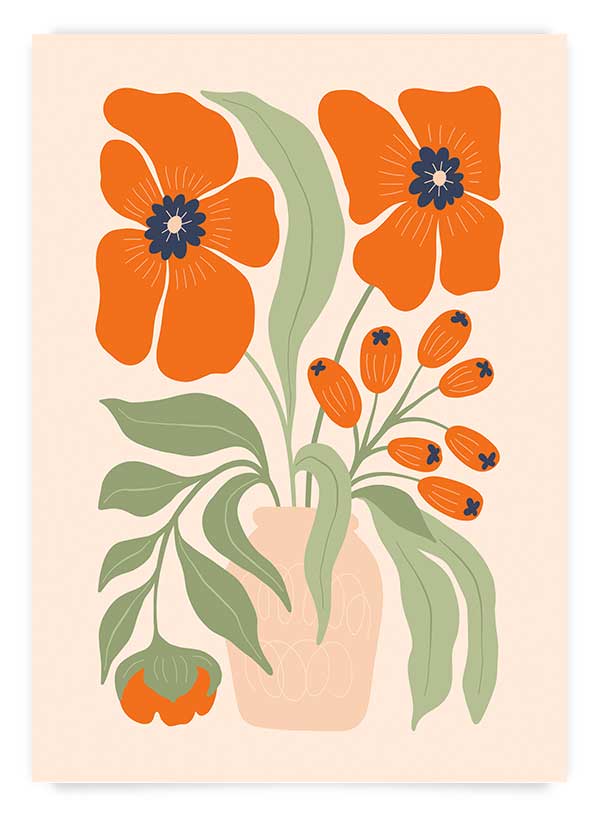 Red flowers | Poster