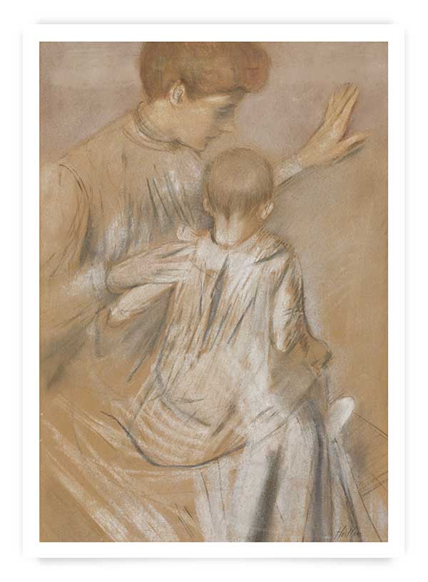 Paul César Helleu Mother and baby | Poster