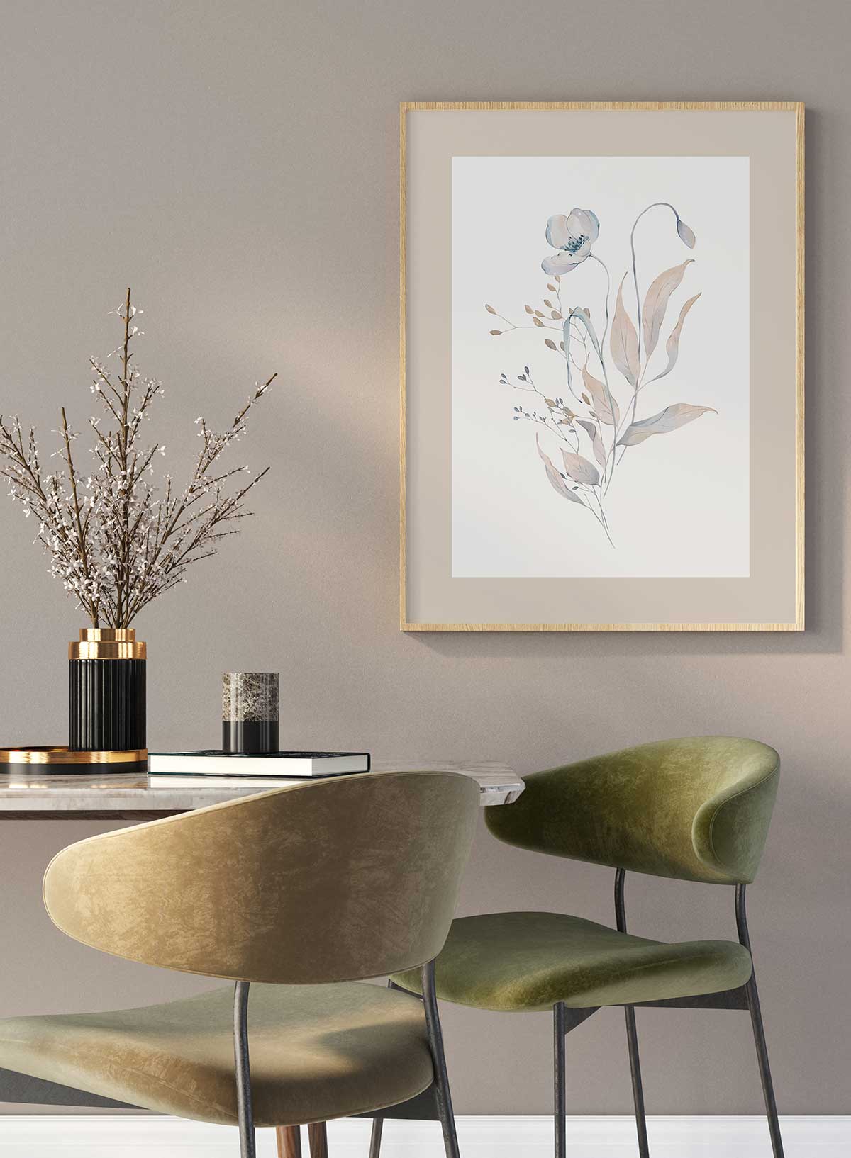 Watercolor botanical no6 | Poster