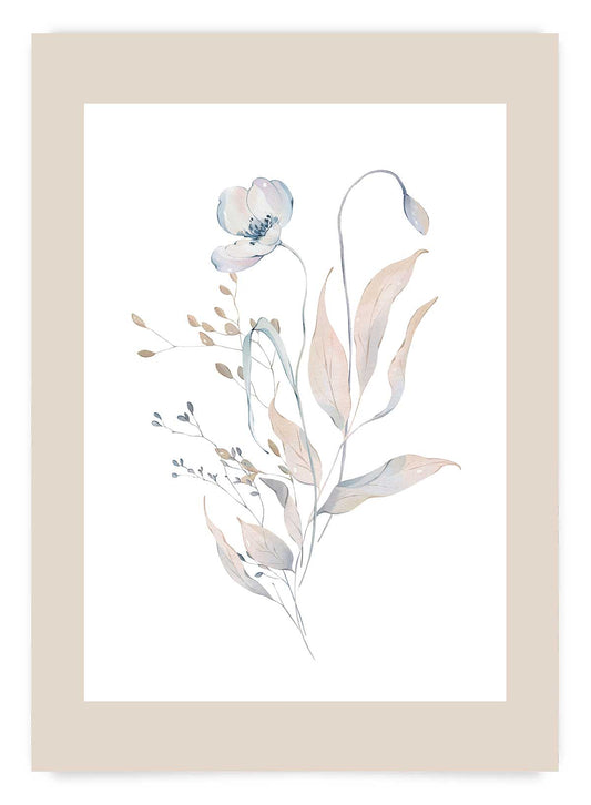 Watercolor botanical no6 | Poster