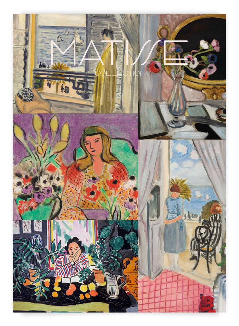 Poster minimalist cu decupaje de arta din colectia Henri Matisse