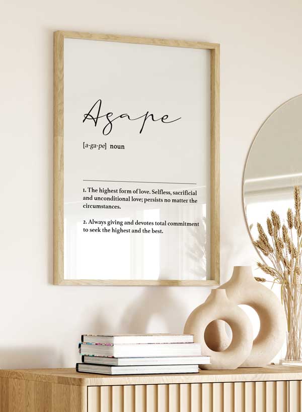 Agape definitie | Poster