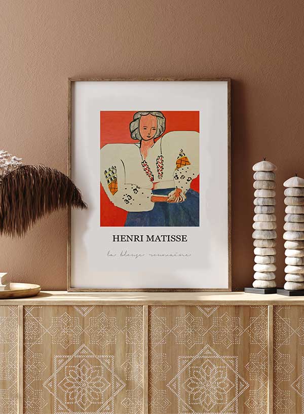 La blouse roumaine Matisse | Poster