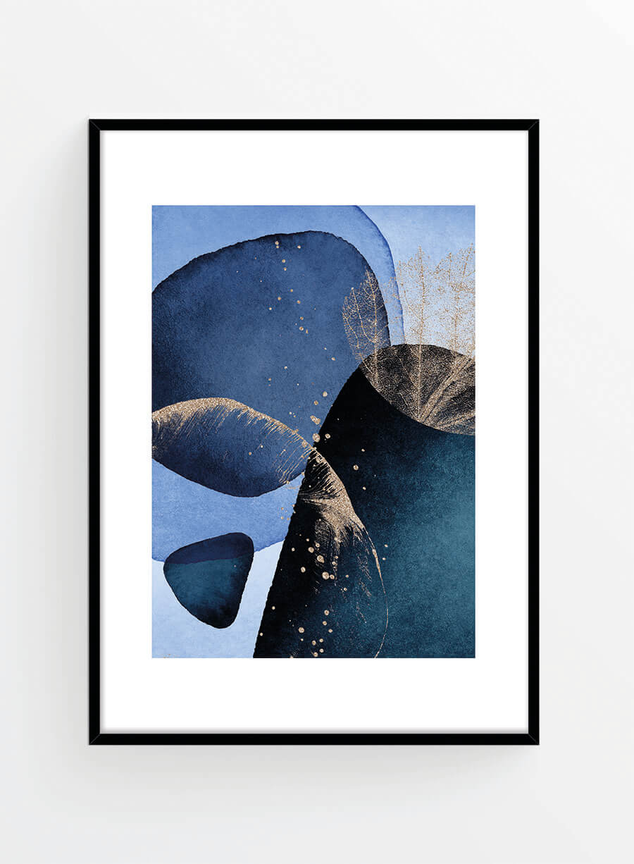 Abstract blue 2 | Poster