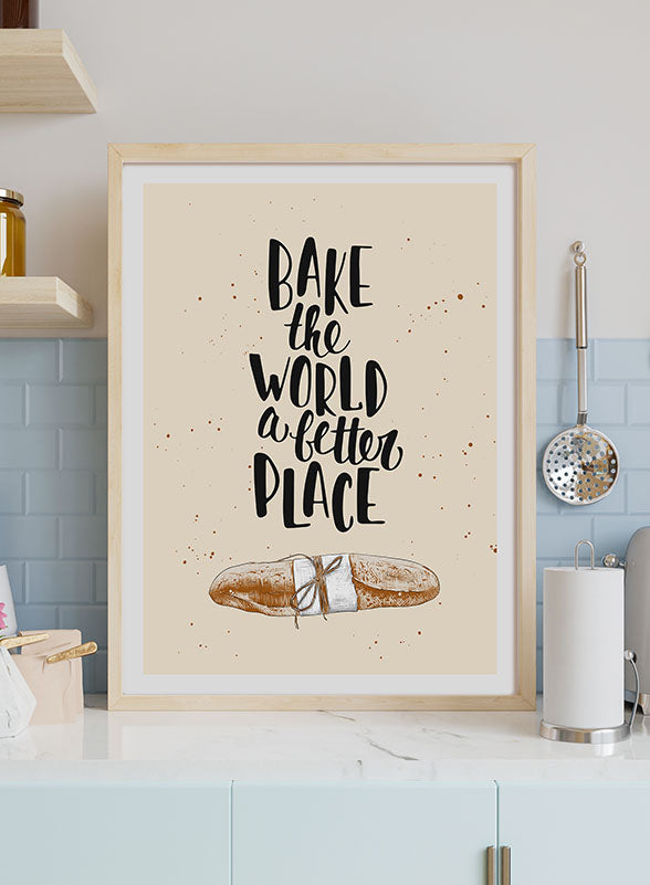 Bake the world | Poster