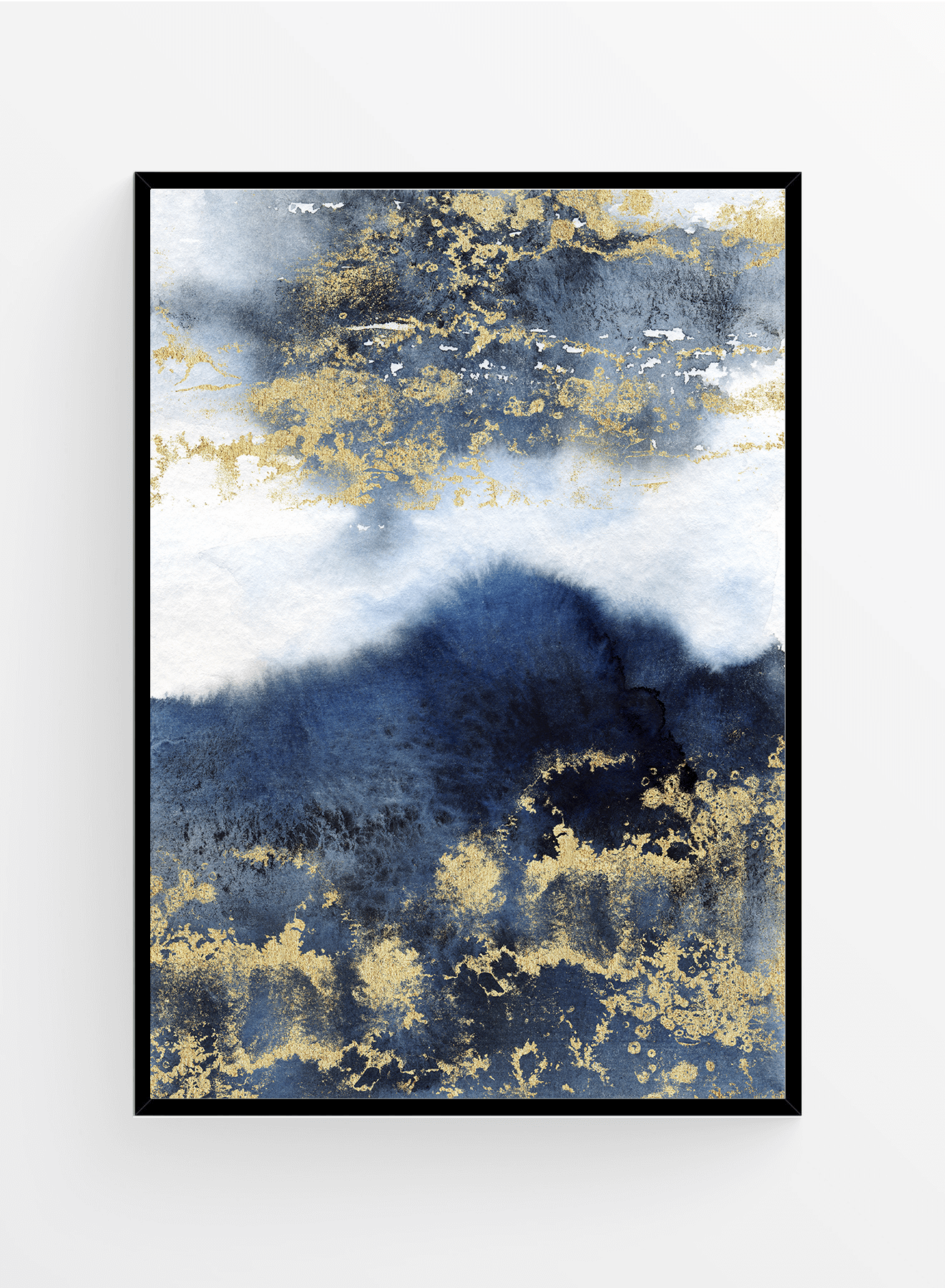 Blue Watercolor 5 | Art print
