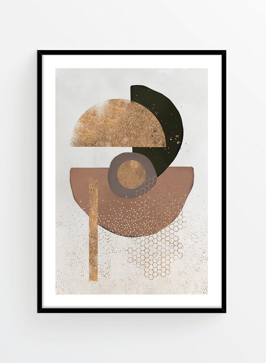Gold flame 2 | Poster
