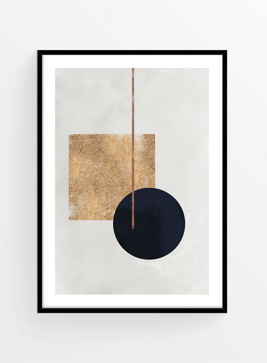 Gold flame 3 | Poster