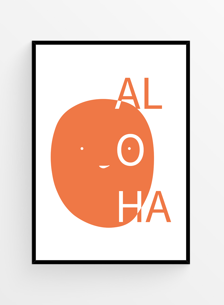 Aloha orange | Art Print
