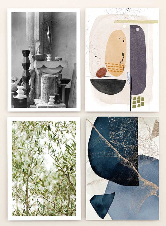 Set 4 postere 21x30cm | Set K