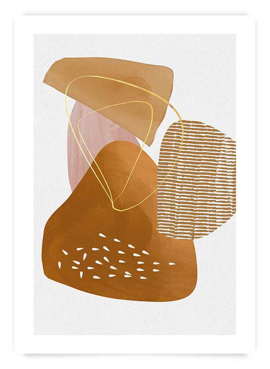 Abstract nude | Art Print