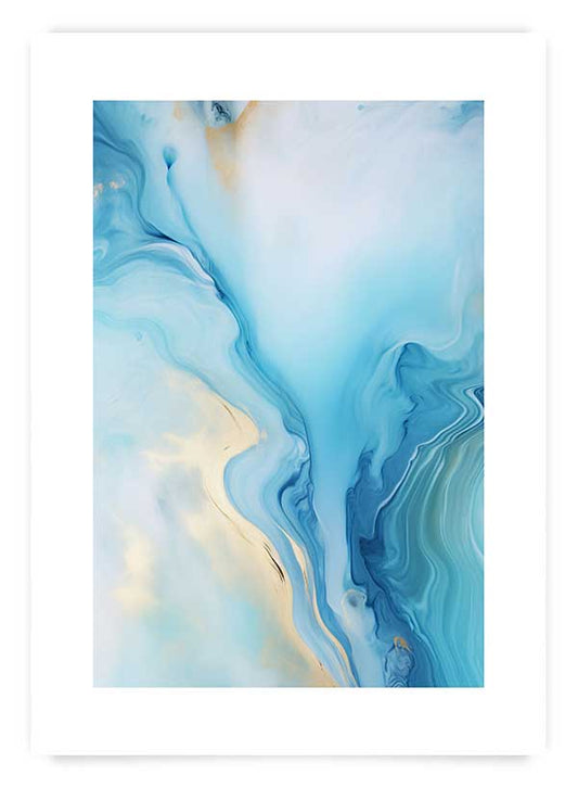 Blue agate | Poster