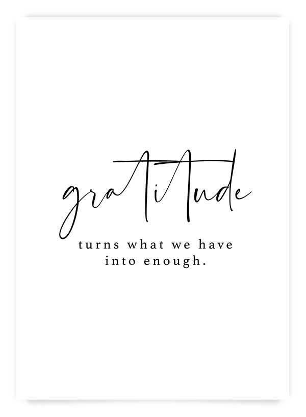 Gratitude | Poster
