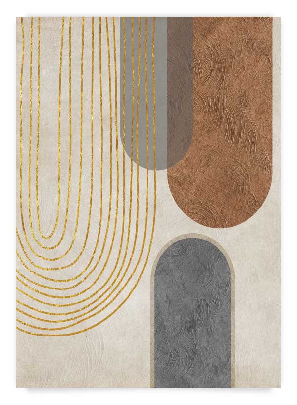 Beige abstract 1 | Poster