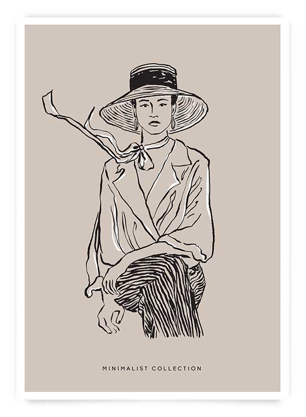 Hat only I Art Print