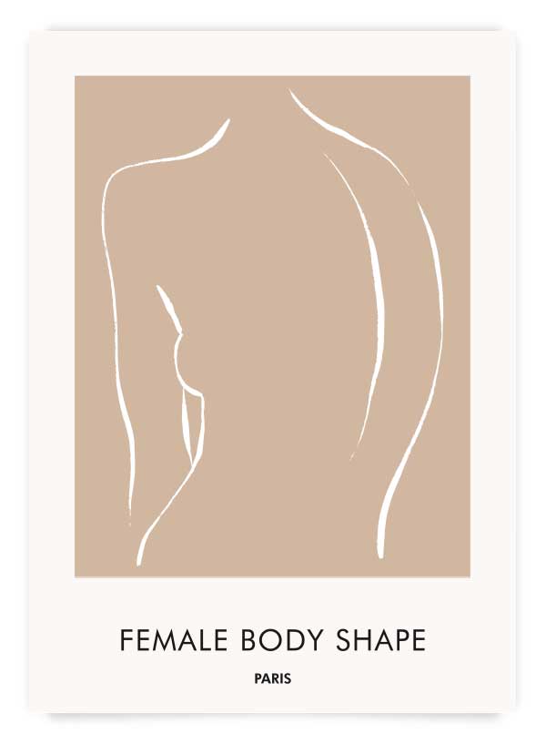 Body of lines I Art Print