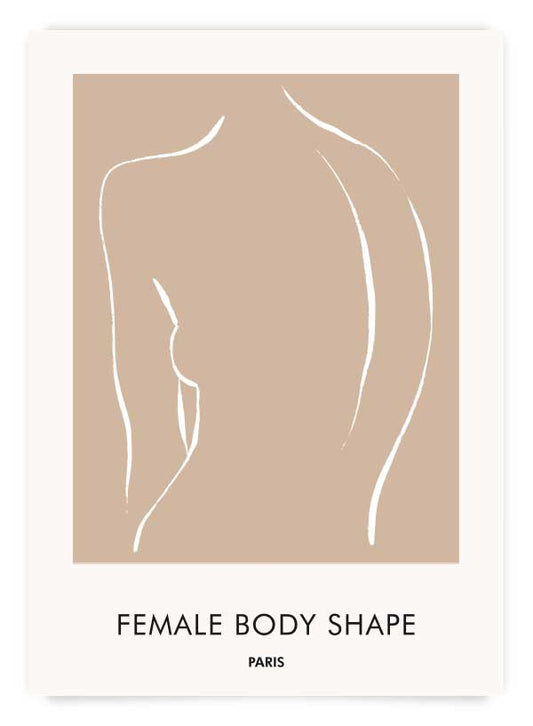 Body of lines I Art Print