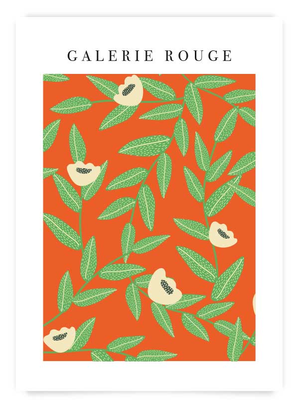 Galerie rouge | Poster