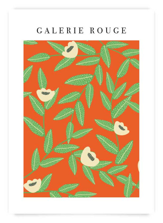 Galerie rouge | Poster