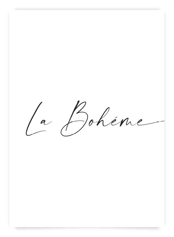 La boheme | Poster