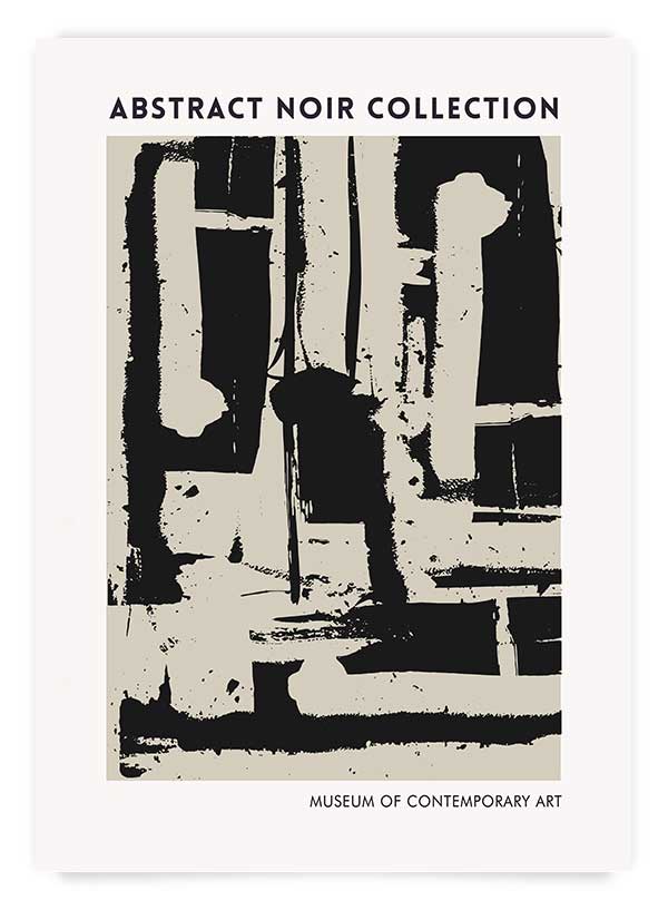 Abstract noir | Poster