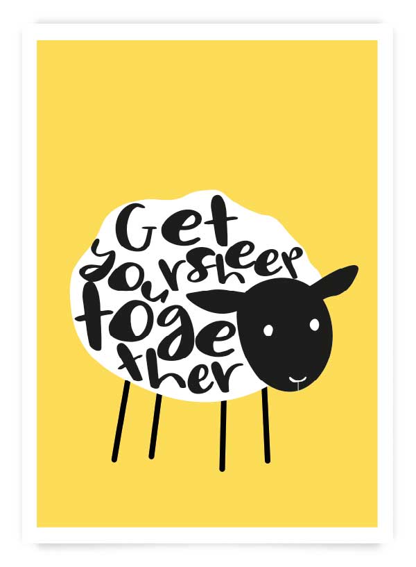 Get your sheep together | Poster