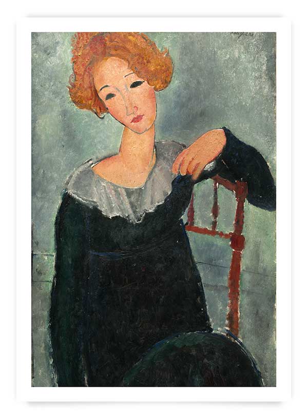 Modigliani Woman with red hair | Poster