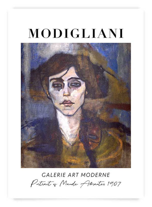 Modigliani Portrait of Maude Abrantes | Poster