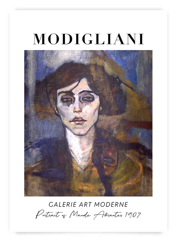 Modigliani Portrait of Maude Abrantes | Poster