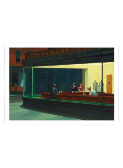 Nighthawkes - Edward Hopper | Poster