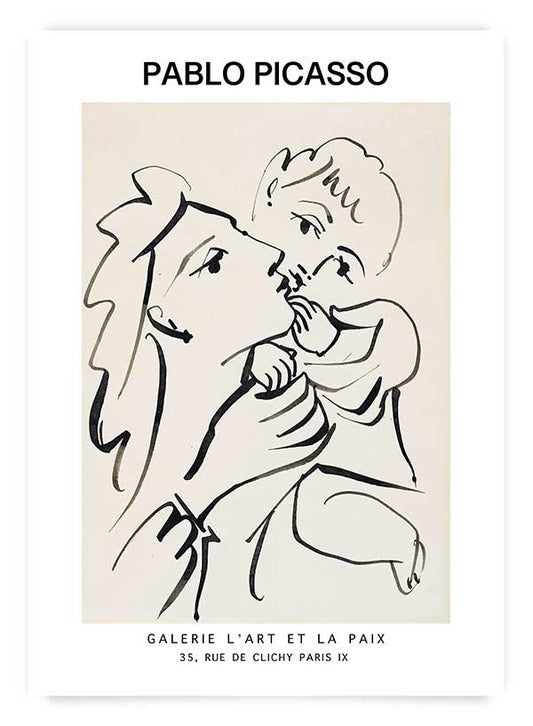 Mother & child Picasso | Poster