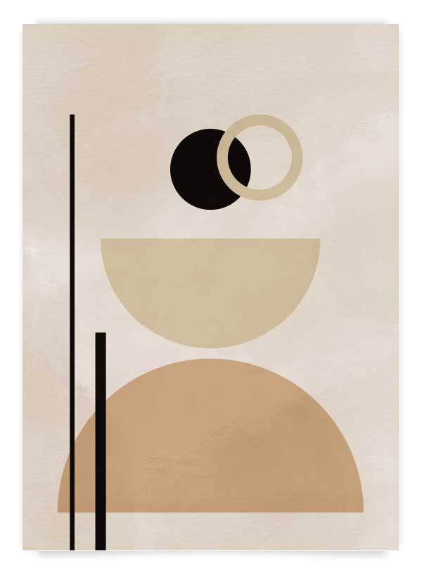 Modern shapes 1 | Poster