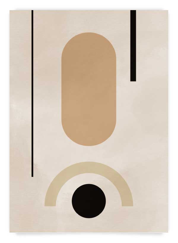 Modern shapes 3 | Poster
