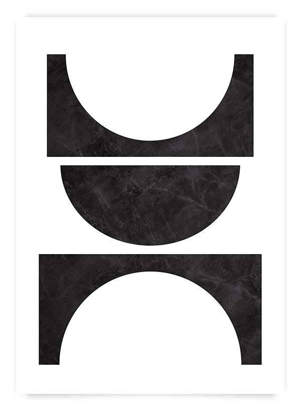 Black Shapes 4 | Poster