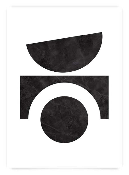 Black Shapes 5 | Poster