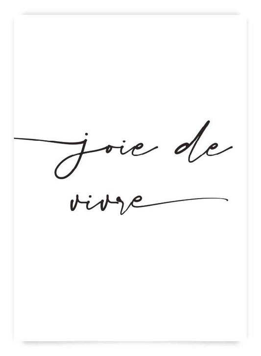 Joie de vivre | Poster