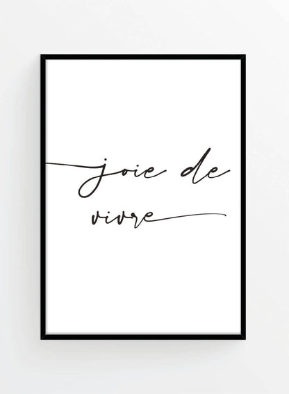 Joie de vivre | Poster