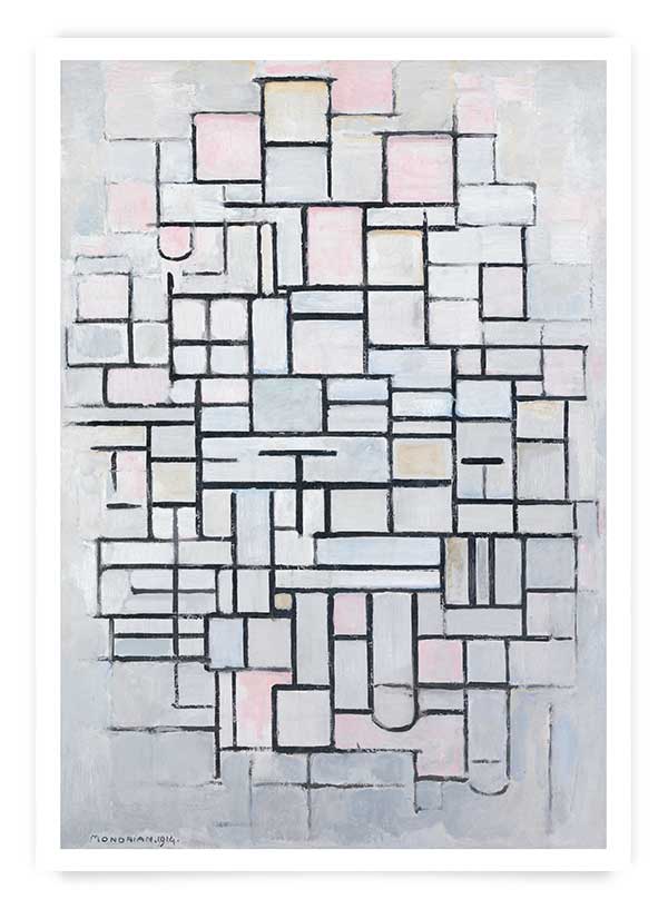 Piet Mondrian no. 3 | Poster