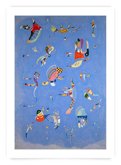 Sky blue - Kandinsky | Poster