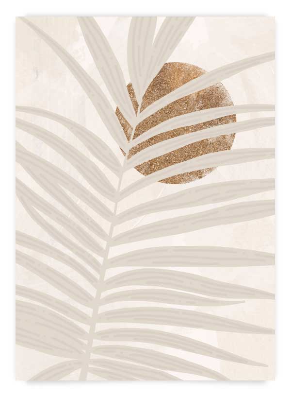 Beige botanicals 1 | Poster