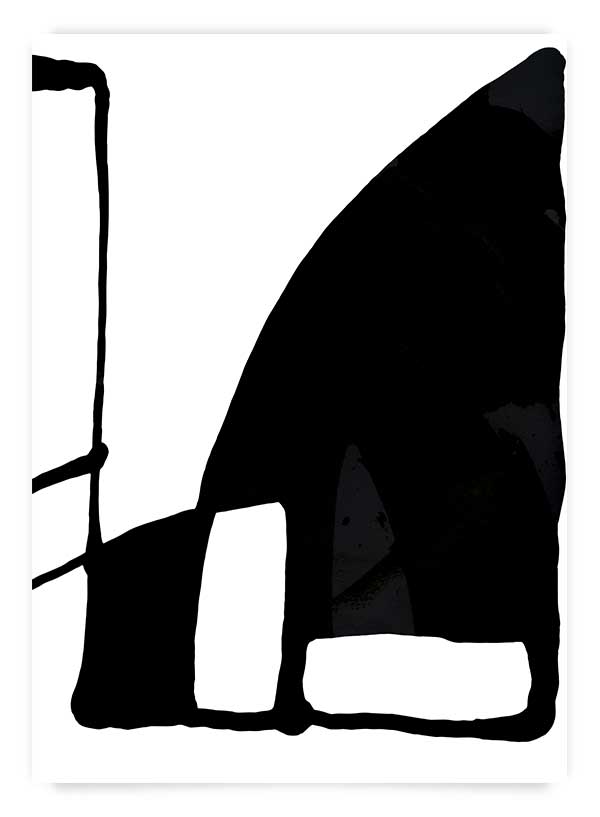 Abstract black 1 | Poster