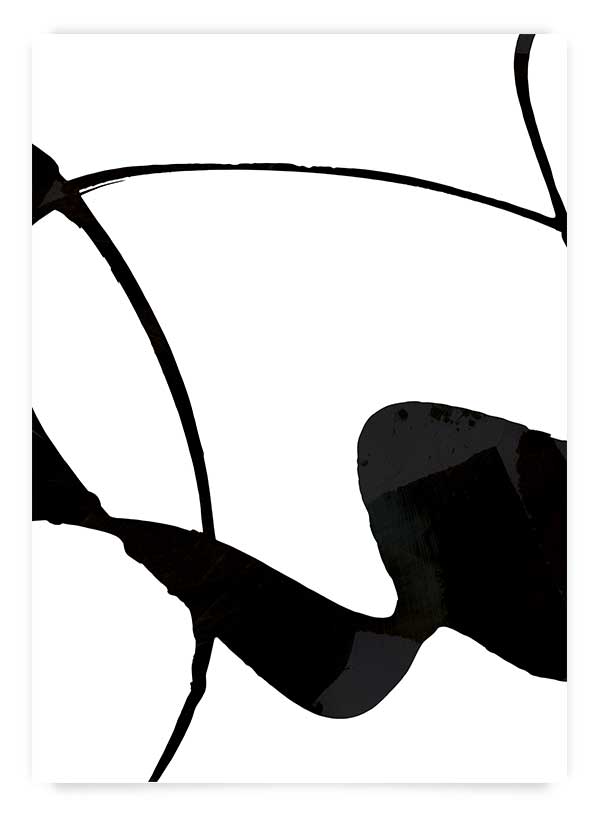Abstract black 2 | Poster