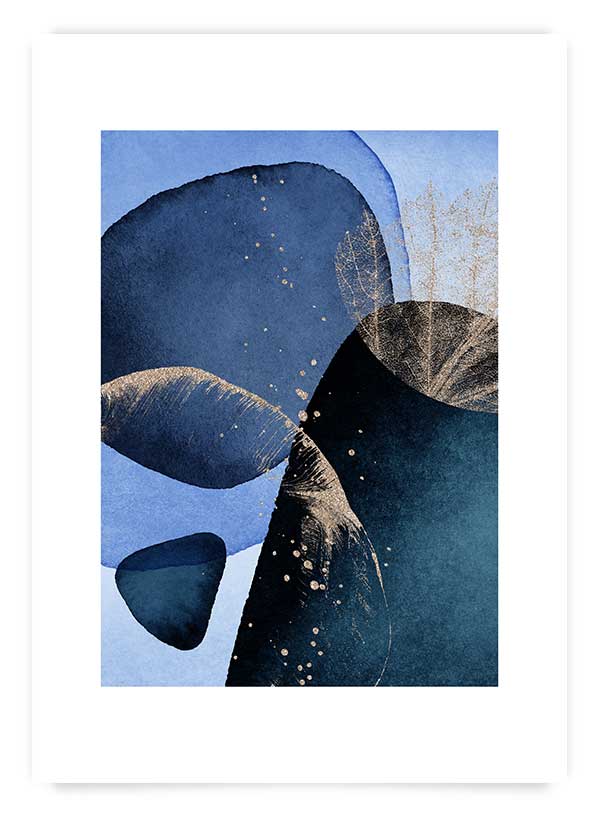 Abstract blue 2 | Poster